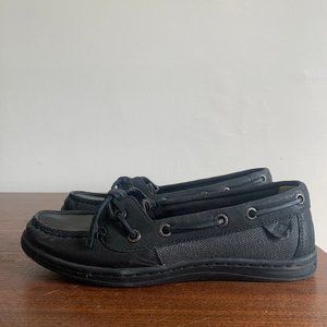 Black Sperry Loafers
